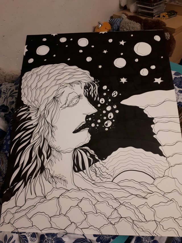 Bald folgt die Farbe...